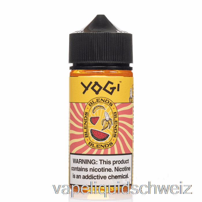 Bananen-Wassermelonen-Eis – Yogi-Mischungen – 100 Ml, 0 Mg Vape Ohne Nikotin